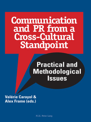 cover image of Communication and PR from a Cross-Cultural Standpoint